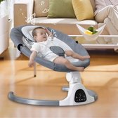 Smart-Shop Elektrische Schommelen Babybed - Luxe Elektrische Schommelstoel - Baby Auto Schommel Stoel Vijfpuntsgordel Met Afstandsbediening - Zwart