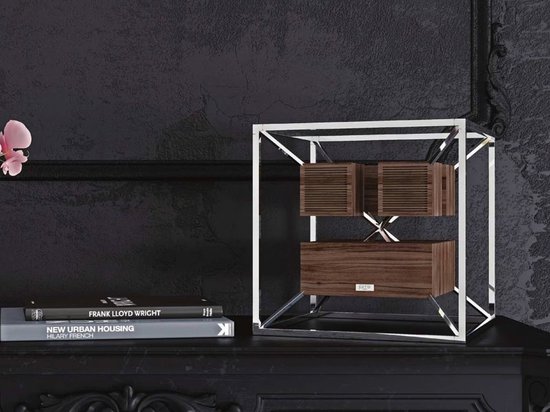 AeroFrame HD 1 - HiFi-speaker - Chroom met houtafwerking van Jarre Technologies — afbeelding 3