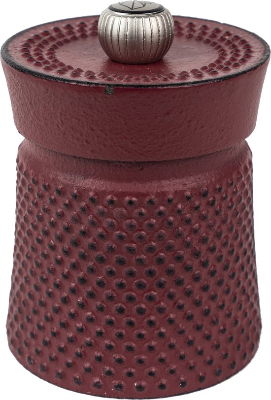 Moulin à poivre Peugeot Bali Fonte 8 cm - Rouge - Fonte