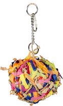 Duvoplus - Speelgoed Voor Dieren - Vogel - Shreddy Pinata Met Zeegras, Papier En Hout S - 8x12x23cm Meerkleurig - 1st