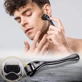 Baardroller - Baardgroei-stimulator - Huidverzorgingsroller voor mannen - Baardlijn-verbeteraar - Huidverjongende roller voor mannen - Haargroeibevorderende roller - Gezichtshaarbehandelingsroller.