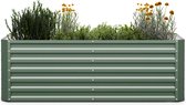 Blumfeldt High Grow Recht Verhoogd Bed - Ergonomisch Tuinbed Van 1.000 Liter Van Roestvrij Staal Galvalume Voor Groenten En Kruiden, 60 Cm Hoog, Eenvoudige Montage