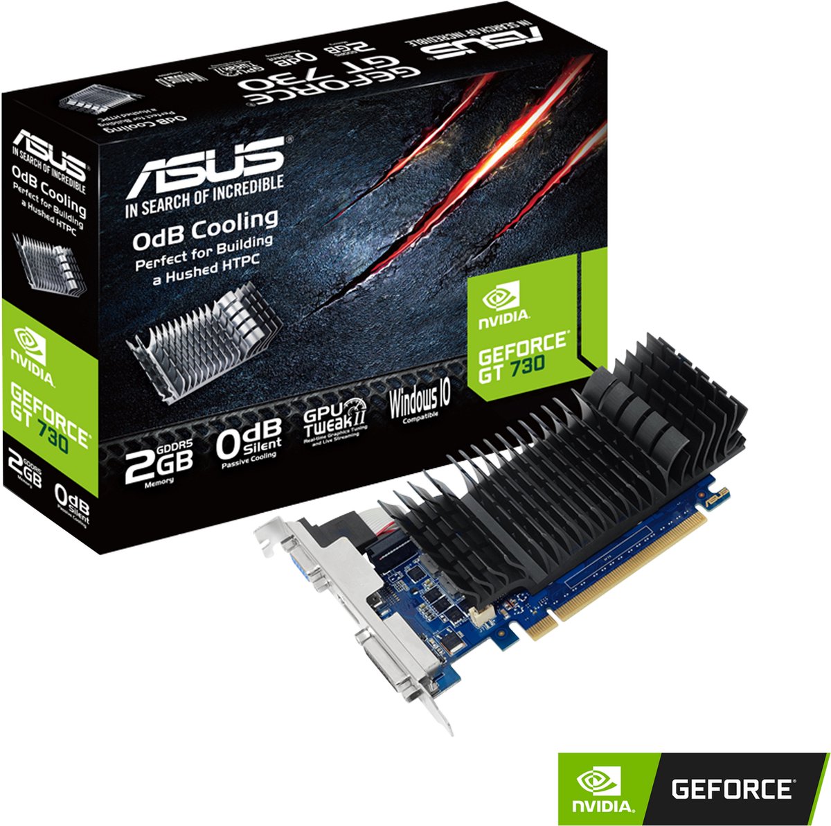 ASUS GT730-SL-2GD5-BRK NVIDIA GeForce GT 730 2 GB GDDR5