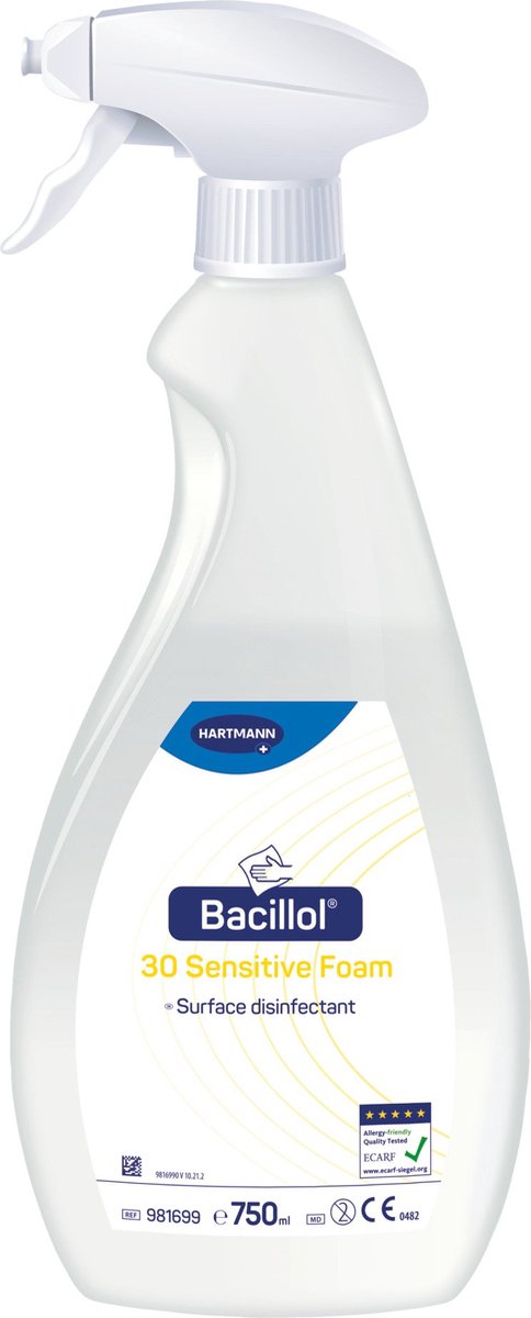 Goedkoopste Bacillol® 30 Sensitive Foam - Hartmann - 750 ML
