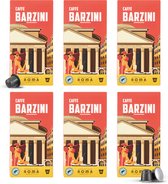 Barzini Roma- lungo en espresso- 132 koffiecups- Nespresso compatibel -dark roast - 6 x 22 cups