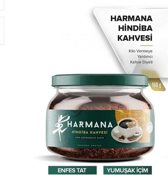 Foto: Harmana hindiba kahve cichorei afslank koffie detox coffee 1 maand 60 gebruik netto 150gr