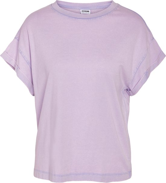 Noisy may T-shirt Nmbohdi Gaby S/s Washed T-shirt Jrs 27030135 Sweet Lavender Dames Maat - M