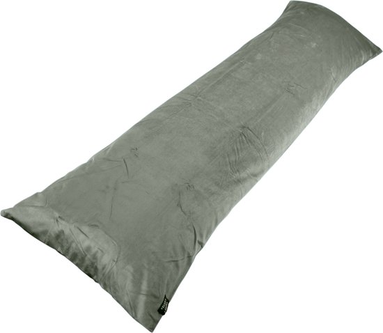 Zwangerschapskussen + 2x Zilver Velvet sloop - Ergonomisch Lichaamskussen Zwangerschapskussen - body pillow - Voedingskussen - Kniekussen - Body Pillow met afneembare hoes - Dubbel Gestikte Randen van Philipsavings — afbeelding 3