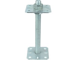 Wovar Verstelbare Paalhouder M24 voor 10 x 10 tot 15 x 15 cm palen | Per Stuk