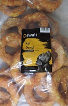 Oswalt Chicken Donut - Anneau soufflé au poulet - 20 Pièces - 12,5 CM - Snack pour chien