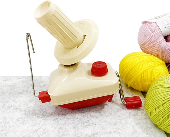 Handbediende Touwweefmachine - Breimolen - Beige