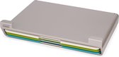 Folio Slim 3-delig in kast, plank hangende snijplankset, groot, groen/blauw/zilver