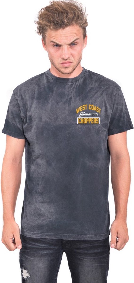 WCC West Coast Choppers T-Shirt Handmade Tee Blue washed-M