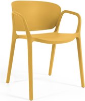 Kave Home - Chaise de jardin Ania jaune