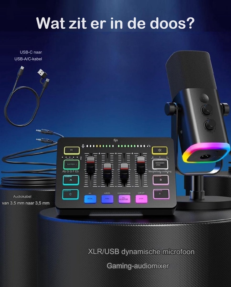 Fifine KS 5 & BM 88 セット FIFINE KS-5 Starterspack - Podcast & Gaming Streaming - AM8 & SC3