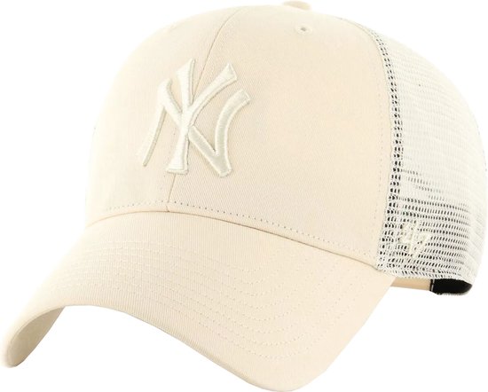 47 Brand MLB New York Yankees Branson Cap B-BRANS17CTP-NT, Unisex, Beige, Pet, maat: One size