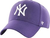47 Brand MLB New York Yankees MVP Cap B-MVPSP17WBP-PP, Unisex, Purper, Pet, maat: One size