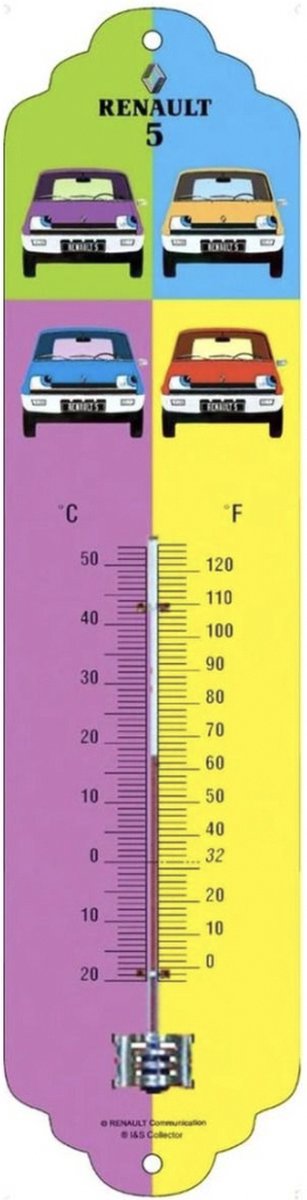 Thermometer Renault 5 Pop Art