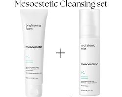 Mesoestetic Cleansing Set – Brightening Foam & Hydratonic Mist – Gezichtsreiniging & Hydratatie – Glow Huid