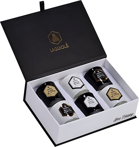 Laguiole Geurkaarsen - Giftset - 6 x 30g Kaarsen - Tropisch Houtgeur