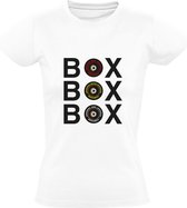 Box Box Box Dames T-shirt - zandvoort - pitstop - banden