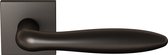 Deurkruk op rozet - Brons Kleur - RVS - GPF bouwbeslag - GPF1314.A1.02 Rangi Deurklink op vierkante Dark blend, 50x8mm