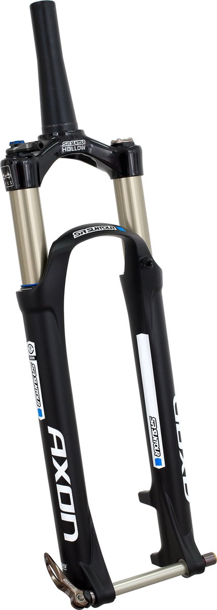 Sr Suntour Axon Elite Tapered Rl-rc Pcs Qlc Mtb-voorvork Zilver 29´´ / 100 mm
