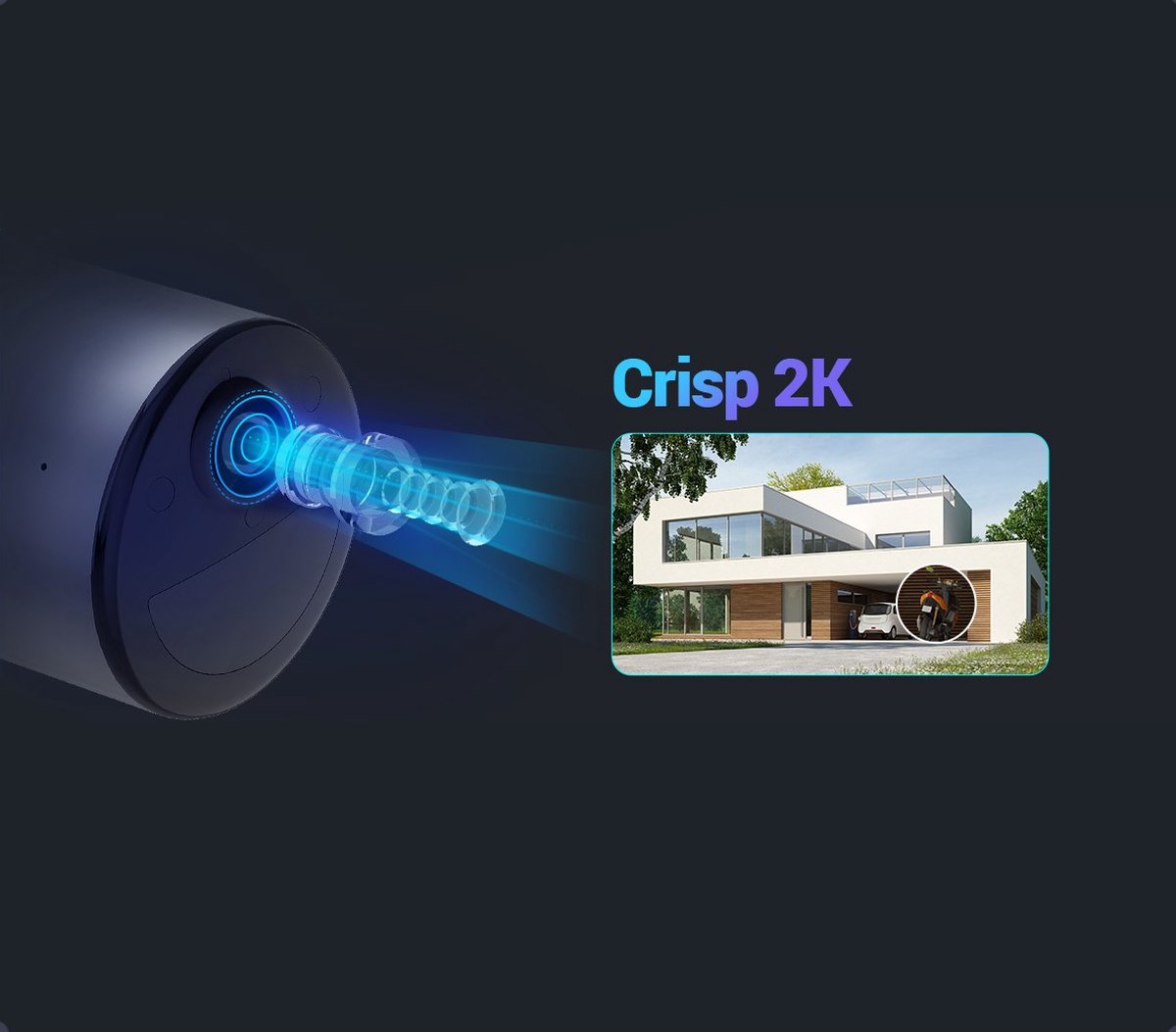 EZVIZ EB3 2K+ - WiFi Beveiligingscamera met Zonnepaneel – Pan & Tilt Camera – 2K Resolutie – AI Detectie – IP65 – Zwart – foto 4