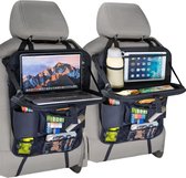 Tsumbay Auto Organizer 2 Stuks - met Lade en Transparant Vak voor iPad - Opbergtas Multi Pockets - 60*42*5cm - Max 18kg