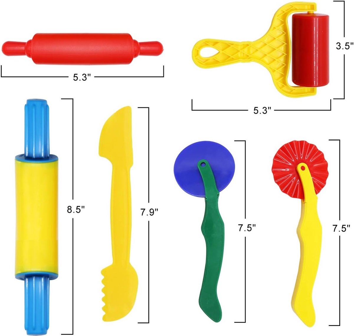 GENIO KIDS Kinetisch Zand Gereedschappen 30 Stuks Kneedgereedschapset Klei Gereedschap Deeggereedschap Boetseerklei Accessoires Set Voor Modelleren Voor Kinderen