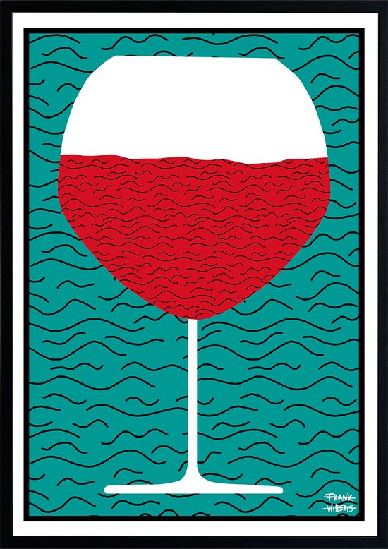 RED WINE - Poster A4 - Frank Willems