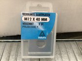 Deltafix sluitplaat vierkant verzinkt m12 x 40 mm x 3 din 436 2 st.