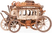Robotime ROKR Stagecoach Music Box - AMKA1 - Knutselen - DIY - Miniatuur - Hobby - Bouwpakket - Modelbouw