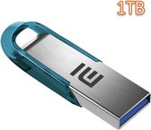 Usb 3.0 Flash Drive - 1Tb - High-Speed Pendrive - Geheugenstick - Blauw met zilver