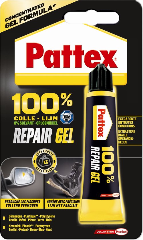 Pattex Repair Extreme 20 g | Extreem Sterke Secondelijm | Voor Snelle Reparaties | Multi-inzetbaar | Alleslijm - Pattex