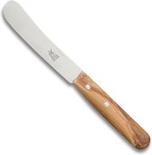 Couteau à beurre Robert Herder - Buckels - Acier inoxydable - Lame 70 mm - Manche en bois d'olivier
