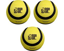 Kenko Baseball5 Geel Set 3 Ballen.