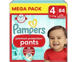 Pampers - Premium Protection Pants - Maat 4 - Mega Pack - 84 stuks - 9/15 KG