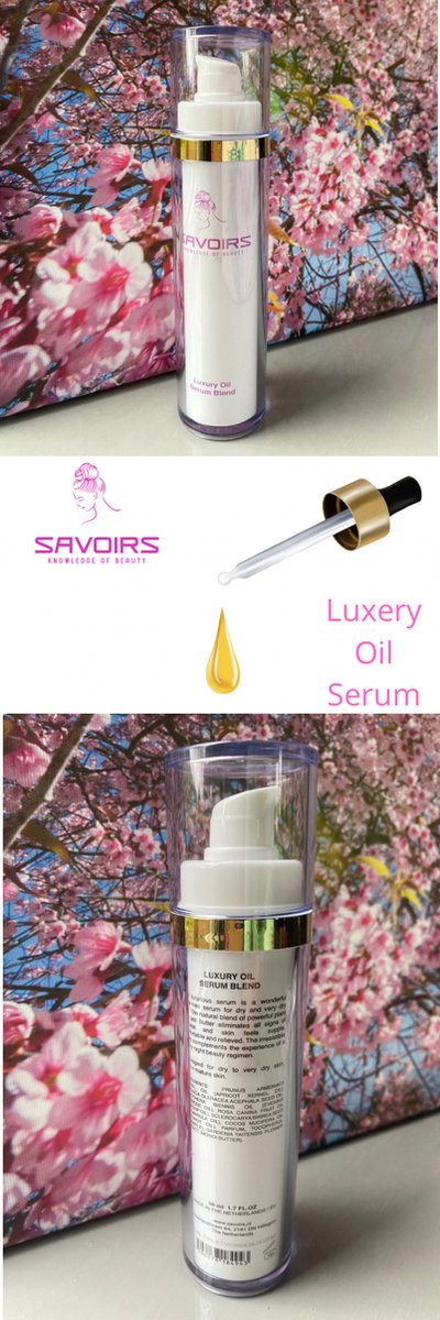 NEW LOOK Savoirs Luxury Oil serum Blend 50ml.Provides long-lasting damage protection against free radicals.