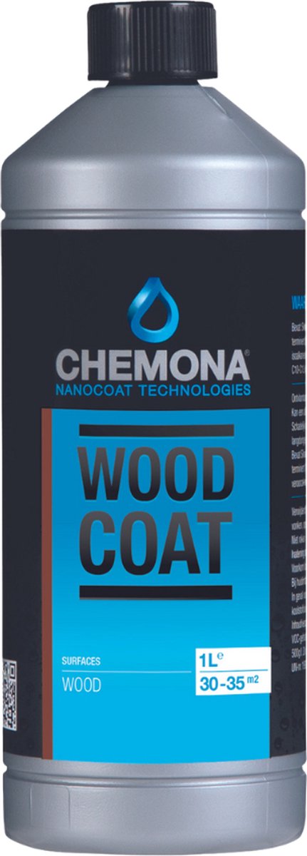 Chemona Wood Coating 1 liter Ademende coating laag - Toepasbaar voor o.a.: Hout, zeer absorberende ondergronden