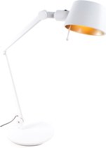Verstelbare retro bureaulamp | wit | E27