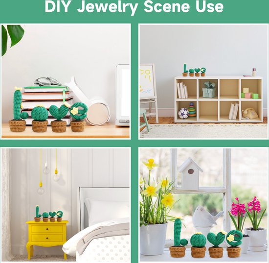 Beste cadeau | Haken voor beginners | Alles-in-één haak set | LOVE Cactus Haakpakket