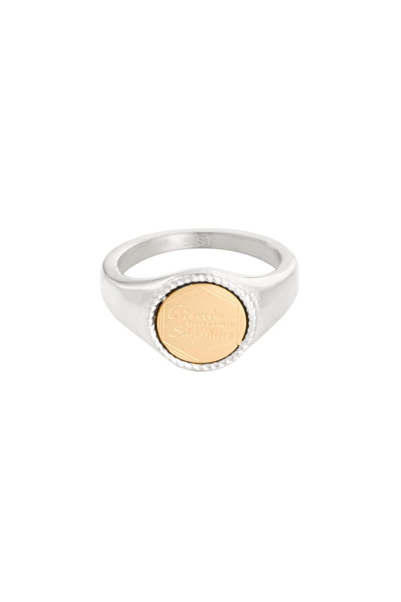 Ring Create your own Sunshine #17 Zilver Stainless Steel