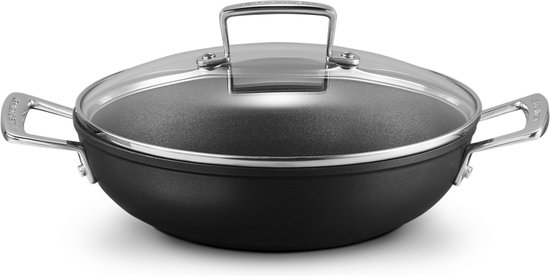Le Creuset Hapjespan - Sauteuse - met deksel - Les Forgées TNS - ø 24 cm / 2.3 liter - standaard anti-aanbaklaag
