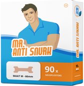 Mr. Anti Snurk ™ - 90 Neuspleisters - Maat 66mm medium/large - Anti Snurk Pleisters - 90 Neusstrips - Sterke kleefstof - Eenvoudig te verwijderen - Direct resultaat