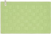 Knit Factory Gebreide Placemat - Onderlegger Uni - Eetmat - Spring Green - Groen - 50x30 cm