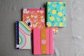 Pepa Lani notebook A5 Spring Flower & Fruity Furry pink