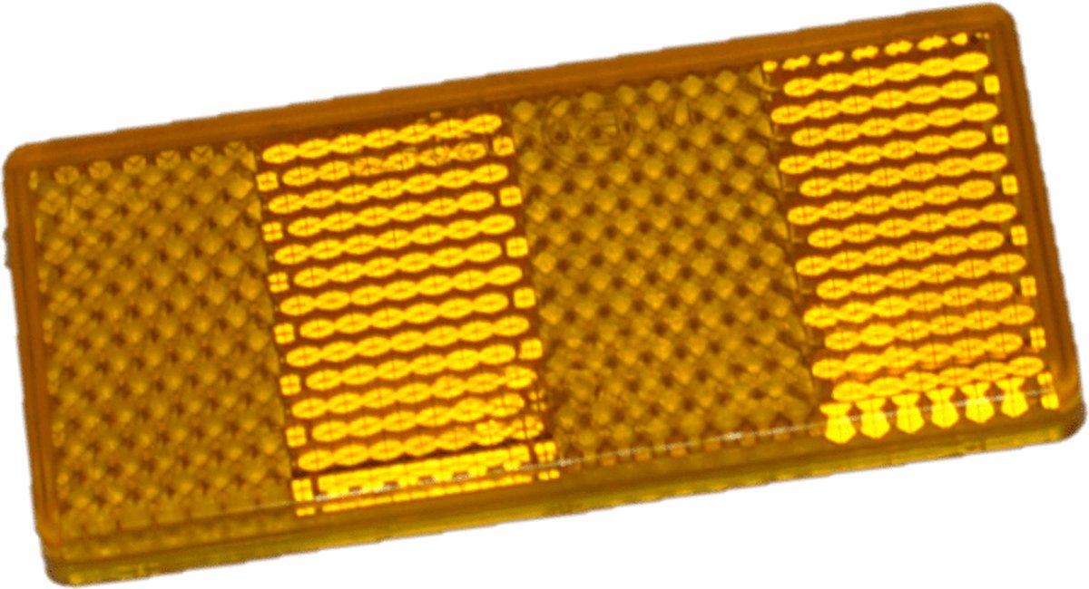 Reflector oranje 69x32mm zelfklevend