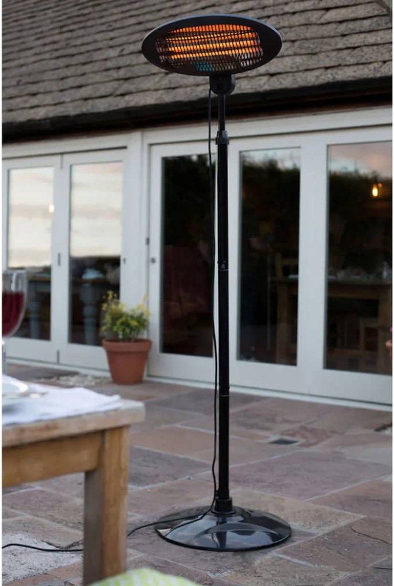 Sunred Elektra Quartz 2000 W - Freestanding Patio Heater - Black
