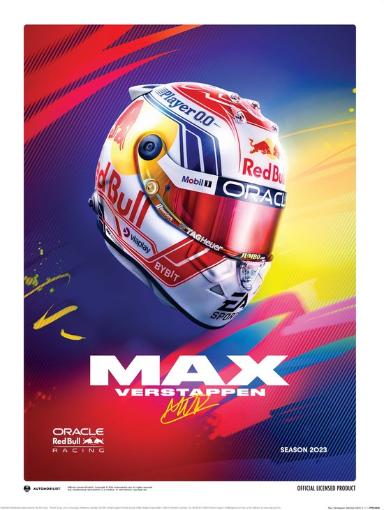 Max Verstappen Helm Art 30x40cm | Poster